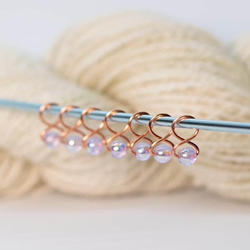Blue Bird Makery SMALL 7 SNAG-FREE STITCH MARKERS