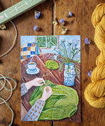 Beautiful-knitters-fibre-valley-art-knitting-table