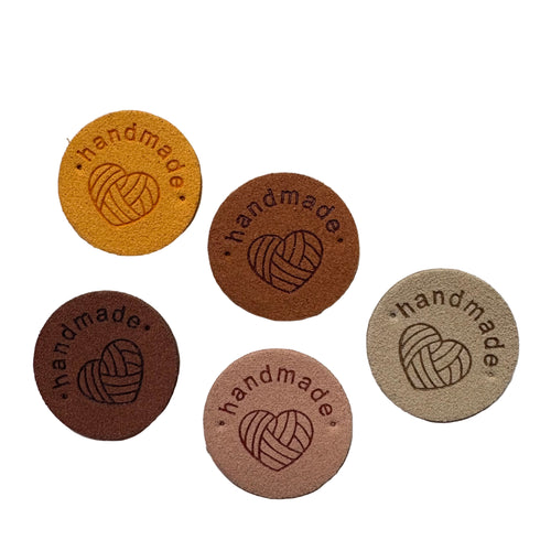 Beautiful Knitters ROUND HANDMADE LABELS