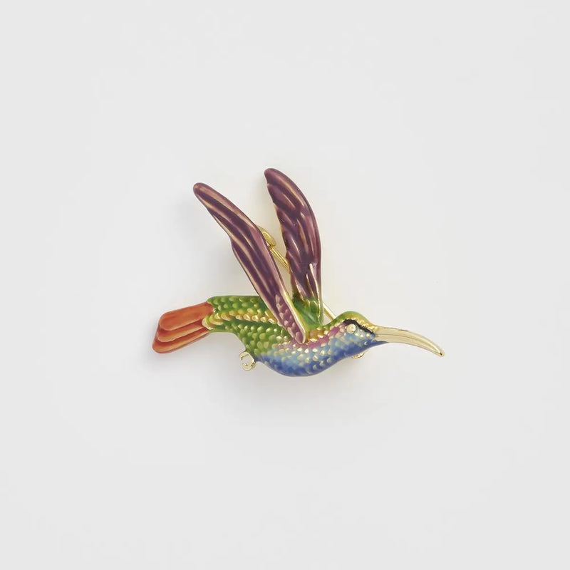 Hummingbird Fable Fable England HUMMINGBIRD BROOCH – Beautiful Knitters