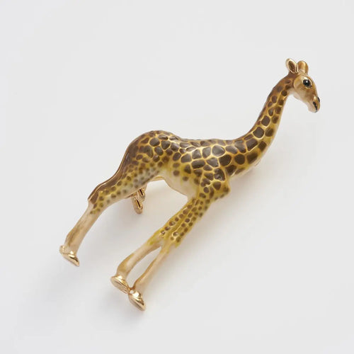 Fable England GIRAFFE BROOCH