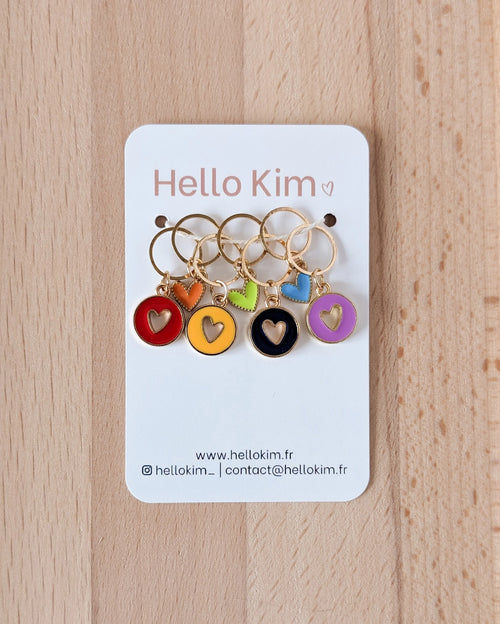 Hello Kim LITTLE HEARTS RAINBOW