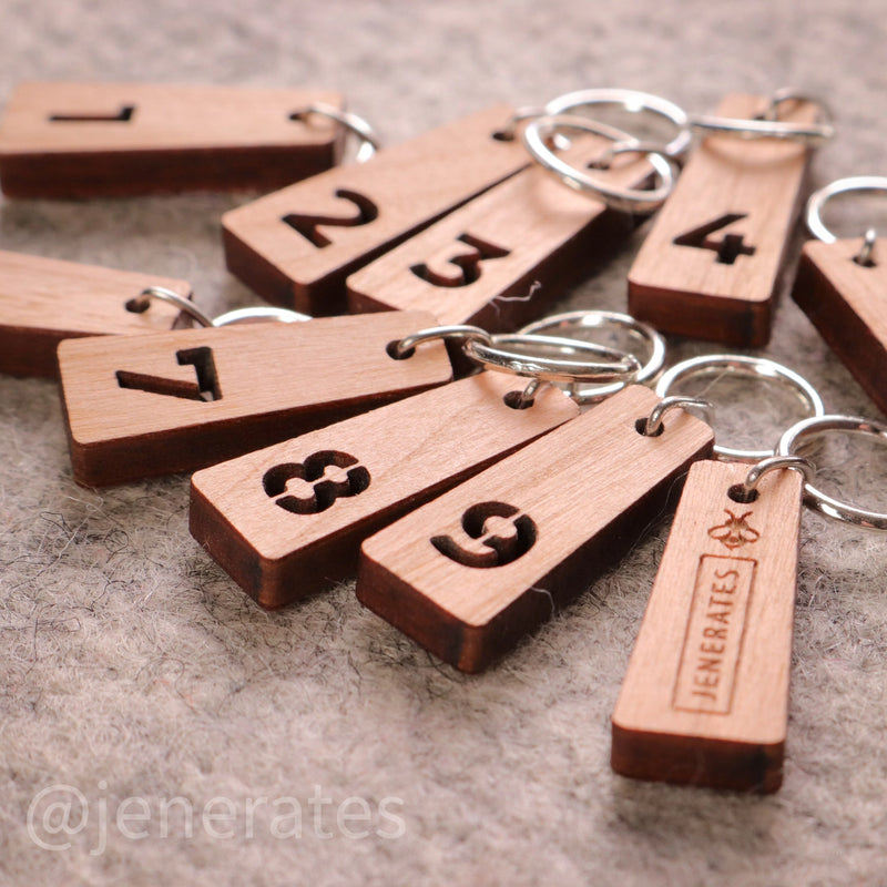 Jenerates STITCH MARKERS - NUMBERS