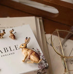 Fable England RABBIT BROOCH