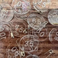 Market Town Yarns NEEDLE / HOOK SIZE REMINDER MARKERS