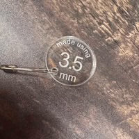 Market Town Yarns NEEDLE / HOOK SIZE REMINDER MARKERS