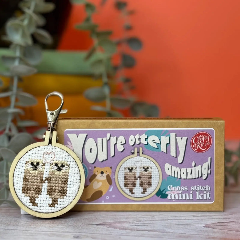 The Crafty Kit Company MINI MATCHBOX CROSS STITCH KIT
