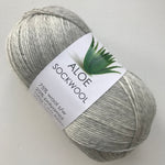 HjerteGarn ALOE SOCKWOOL - 434 Light Grey - Beautiful Knitters