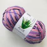 HjerteGarn ALOE SOCKWOOL - 5050 Multi - Beautiful Knitters