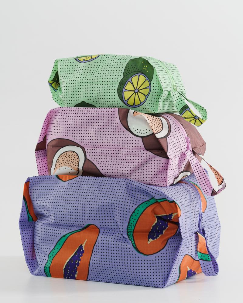 Baggu 3D ZIP SET - Tropical Fruit - Beautiful Knitters