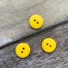 Hjertegarn BUTTON 13 mm - 01 Yellow - Beautiful Knitters
