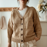 Gregoria Fibers GABRIELLE SUMMER CARDIGAN PATTERN - [variant_title] - Beautiful Knitters
