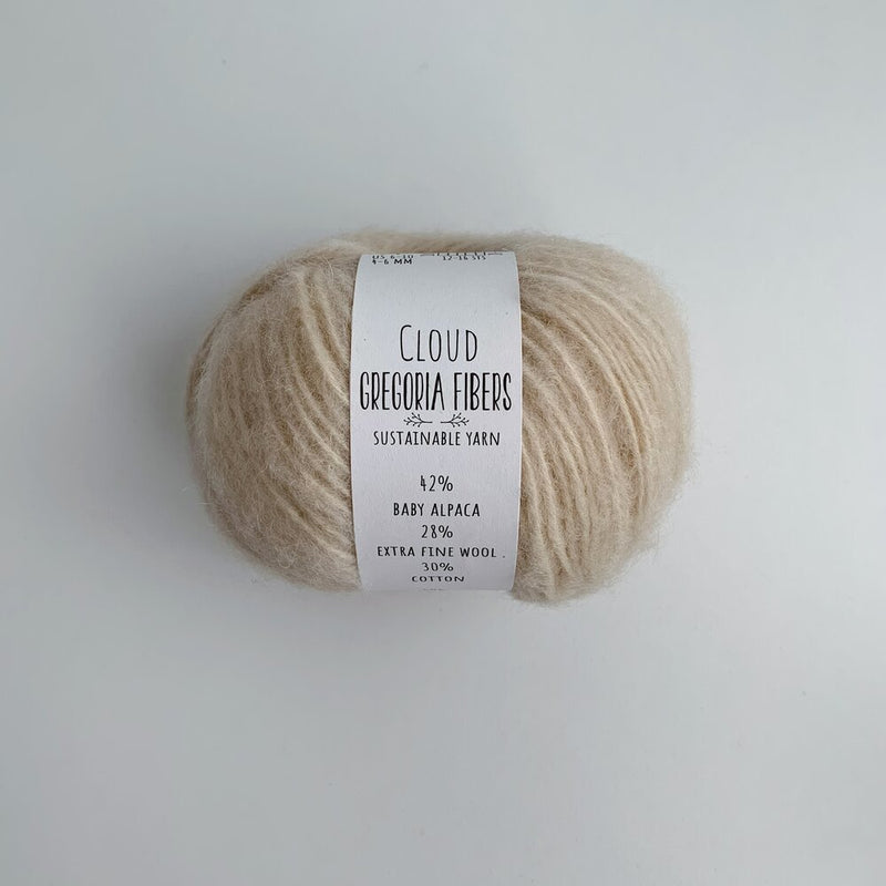 Gregoria Fibers CLOUD - Wheat - Beautiful Knitters