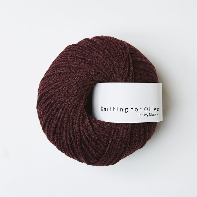 Knitting for Olive HEAVY MERINO - Bordeaux - Beautiful Knitters