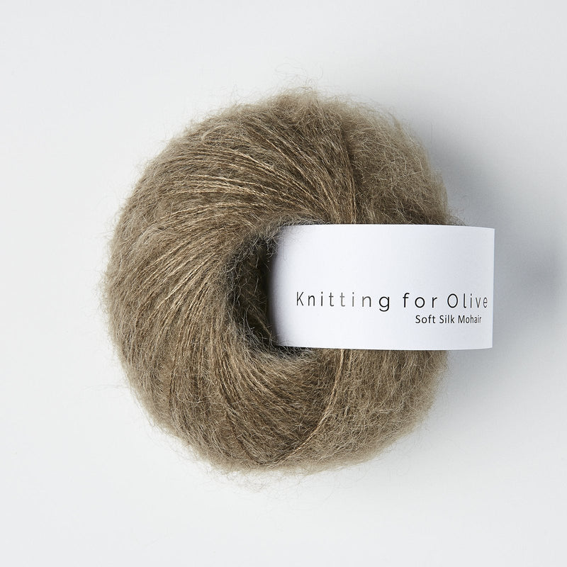 Knitting for Olive SOFT SILK MOHAIR - Hazel Brown - Beautiful Knitters