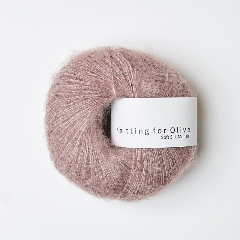 Knitting for Olive SOFT SILK MOHAIR - Dusty Rose - Beautiful Knitters