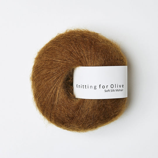 Knitting for Olive SOFT SILK MOHAIR - Ocher Brown - Beautiful Knitters