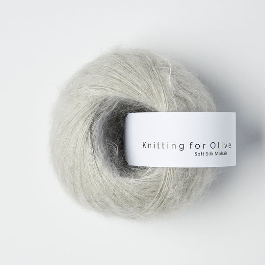 Knitting for Olive SOFT SILK MOHAIR - Pearl Gray - Beautiful Knitters