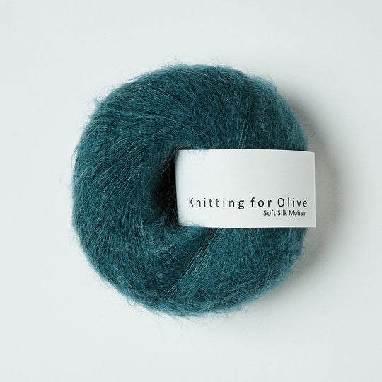 Knitting for Olive SOFT SILK MOHAIR - Petroleum Green - Beautiful Knitters