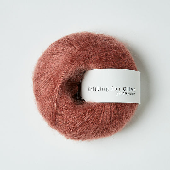 Knitting for Olive SOFT SILK MOHAIR - Plum Rose - Beautiful Knitters