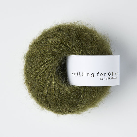 Knitting for Olive SOFT SILK MOHAIR - Slate Green - Beautiful Knitters