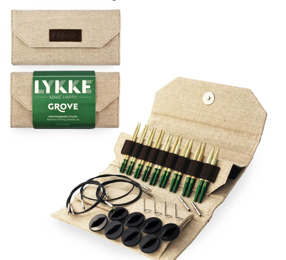 Lykke GROVE 3.5 Inch BAMBOO Interchangeable Set - [variant_title] - Beautiful Knitters