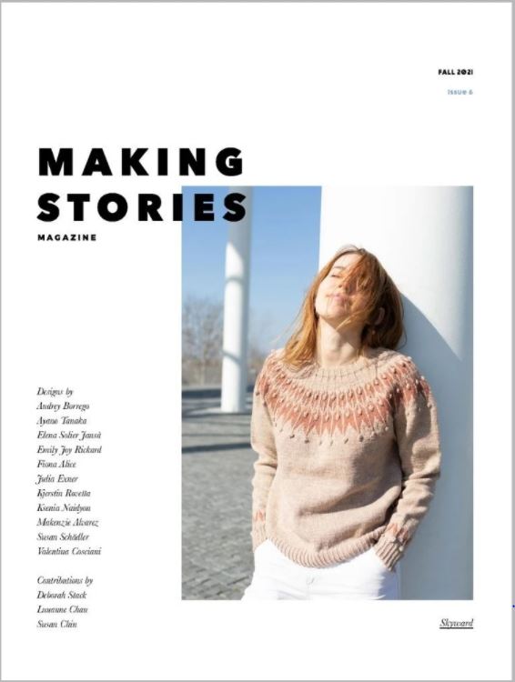 MAKING STORIES MAGAZINE ISSUE 6 - PRE ORDER - [variant_title] - Beautiful Knitters