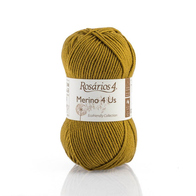 Rosarios4 MERINO 4 US - 52 Olive - Beautiful Knitters
