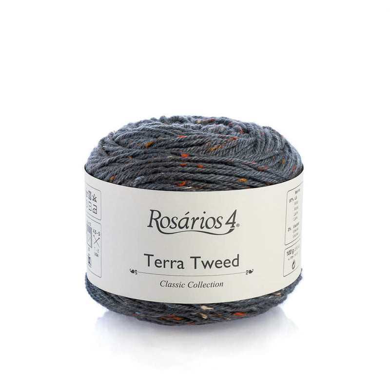 Rosarios4 TERRA TWEED - 05 Steel - Beautiful Knitters