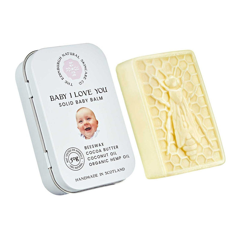 The Edinburgh Natural Skincare Co. SOLID HAND CREAM BAR - Baby I Love You - Beautiful Knitters