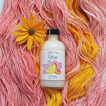 Twill & Print WOOL WASH - Citrus - Beautiful Knitters