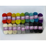 Wee County Yarns NOXAGONS COWL KIT - Rainbow and Grey - Beautiful Knitters