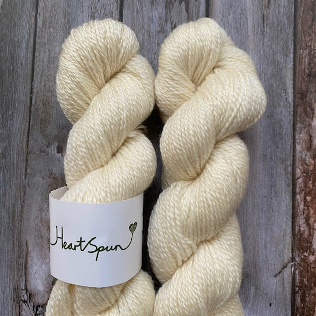 Woolly Chic HEART SPUN - Natural - Beautiful Knitters